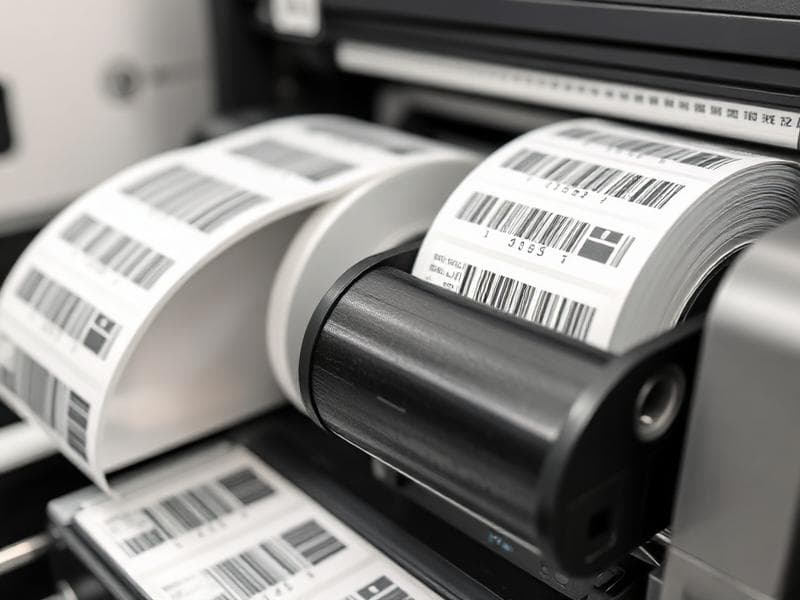 Barcode Labels & Printing Ribbon