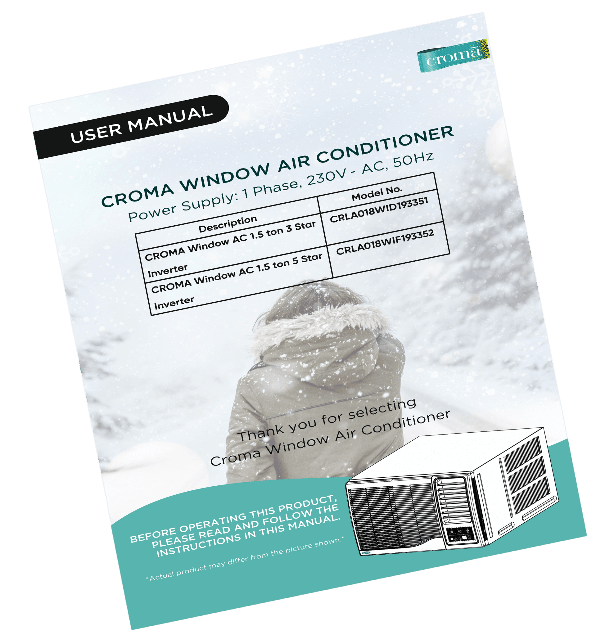 Croma AC Manual